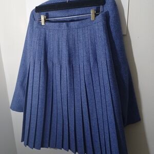 The Edinburgh Woolen Mill Womens Vintage Pleated Suit 1970's Size 16W